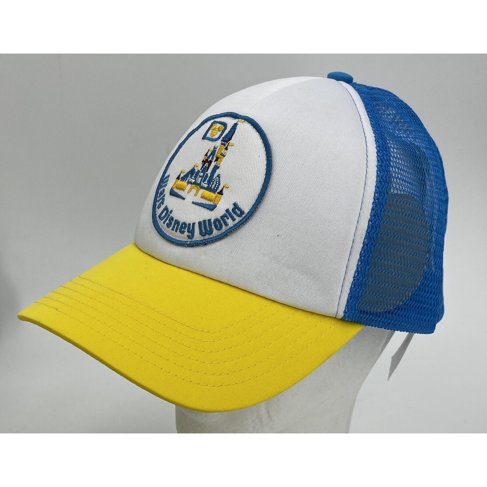 Walt Disney World WDW 50th Anniversary Snap Back‎ Mesh Trucker Baseball Hat NWT